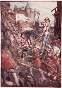 &39;Enter、Then、For The City Is Yours&39;、plate from &39;The Story of France&39;、by Mary MacGregor、1920（colored litho）